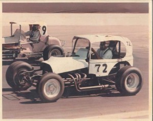 Gale White, car 72, competes at the Minnesota State Fair. White collection