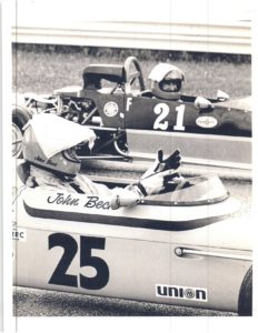 Dale Wilhite, #21, with his car owner John Beck at Formula Ford event at Elkhart Lake, WI. (Wilhite collection)