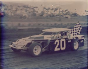 Anderson in his first modified. (Anderson collection)